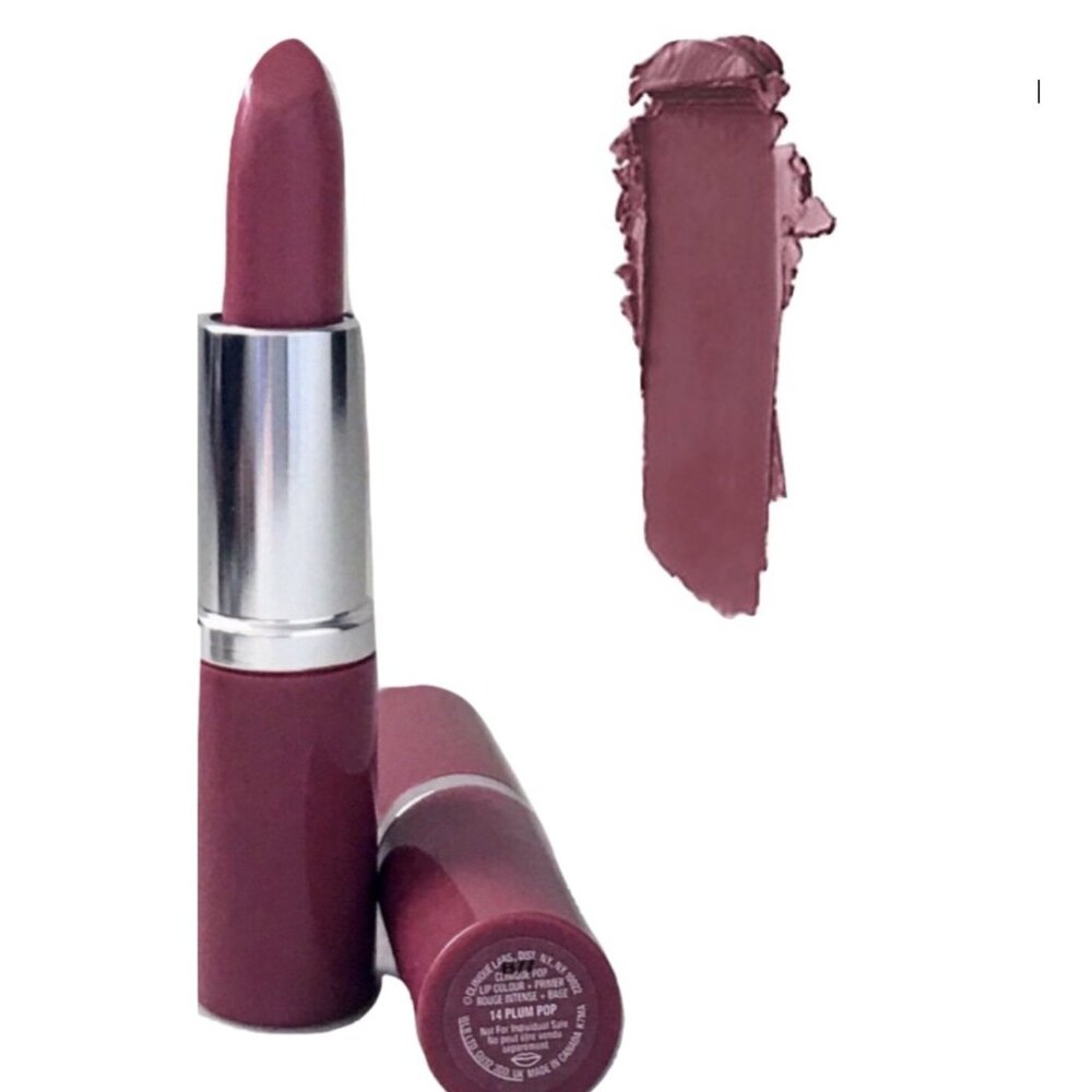 Clinique Pop Lip Colour + Primer Rouge Intense + Base 14 plum pop
